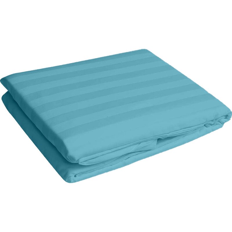 Cearsaf de pat cu elastic din damasc, densitate 130 g/mp 160 x 200 cm,